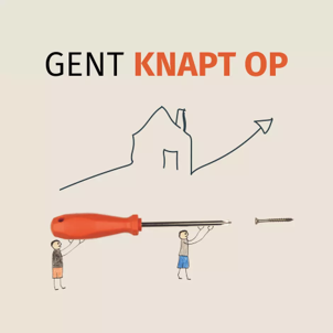 Gent knapt op